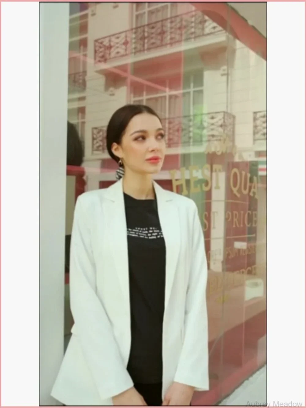 Women's Casual Blazer Open Front Long Sleeve Office Suit Jacket